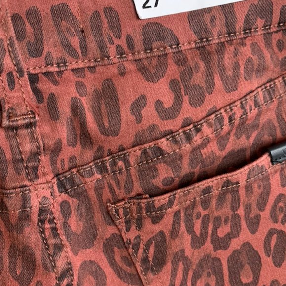 NWT $300 Joe's Leopord High-Rise Skinny Ankle Jean - Picture 6 of 8